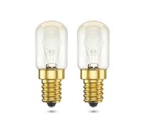 Bonlux Bombilla Horno 300 Grados, E14 T22 Bombilla Lampara de Sal Regulable Luz Cálida 2700K 300LM 42W para Microondas/Lampara Sal/Frigorifico/Máquina de Coser/Nocturnas AC 220-240V 2 Unidad