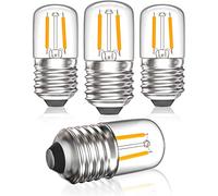 Bonlux Bombilla LED E27 2W Blanca Cálida 2700K Retro Edison Bombilla de Filamento 180LM Equivalente a 20W para Bombilla Decorativa, Bombilla Nocturna 220V No Regulable 4 unidades
