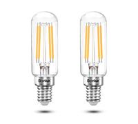 Bonlux La bombilla LED de la Cubierta del Motor E14 es Blanca Cálida 2700k 4W E14 ses la Bombilla 400LM reemplaza la bombilla halógeno 40W, la lámpara del refrigerador y sal, 220-240V, 2 piezas