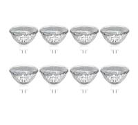Bonlux MR16 GU5.3 Lámpara Halógena 20W Regulable, 12V MR16 GU5.3 Lámpara Halógena Blanco Cálido 2800K, Paquete de 8