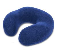 bonmedico Almohada Cervical Viaje - Cojín Cuello Viscoelástico con Gel - Almohada de Viaje para Avión Coche Tren - Accesorios Viaje Dormir Adultos Unisex - Funda Lavable y Portátil