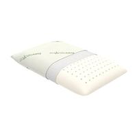 bonmedico Almohada Cervical Viscoelástica - Cojín Ergonómico para Cuello y Cabeza, Almohada de Viaje y Descanso, Funda Lavable, Fibra de Bambú, Soporte Cervical para Hombre y Mujer