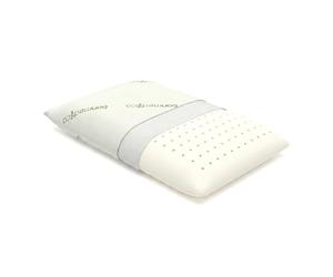 bonmedico Almohada Cervical Viscoelástica - Cojín Ergonómico para Cuello y Cabeza con Fibra de Bambú, Almohada de Viaje y Descanso, Funda Lavable, Soporte Cervical Hombre y Mujer