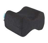 bonmedico Almohada para Dormir de Lado - Cojín Piernas Dormir y Rodillas - Ergonomica, Ortopédica y Antidolores - Almohada Entre Piernas para Cama, Sofá y Sillón Negro
