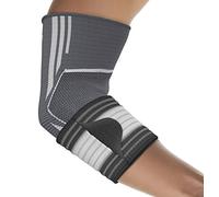 bonmedico Codera Epicondilitis - Banda Elástica de Compresión para Codo Hombre y Mujer - Faja Muscular Ajustable, Transpirable y Antideslizante - Accesorio Deportivo Profesional