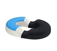 bonmedico Cojín Antiescaras Ortopédico para Silla de Ruedas, Oficina, Coche y Gaming - Cojín Lumbar Viscoelástico, Forma de Dona, Funda Extraíble y Antideslizante