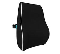bonmedico Cojin Lumbar Ortopedico - Almohada Ergonomica de Espuma Viscoelastica para Silla de Oficina, Coche y Sofá - Soporte Espalda y Cuello