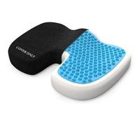 bonmedico - Funda de Cojín XL de Terciopelo Antideslizante - Cojín Extra Grande para Silla, Sofá y Oficina - Lavable, Cómodo y Duradero - Compatible como Reemplazo de B01JZ5XR3W, Negro