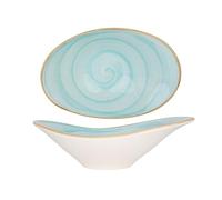 Bonna Placa de servicio - Aqua - Porcelana - 27 cm (750cc) - juego de 2
