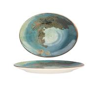 Bonna Placa de servicio - Futura - Porcelana - 25 cm - juego de 2