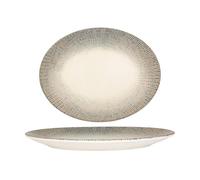 Bonna Placa de servicio - Sway - Porcelana - 25x11 cm - juego de 2