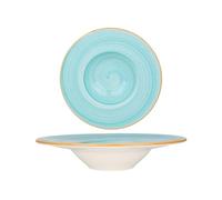 Bonna Plato de pasta - Aqua - Porcelana - 28 cm (400cc) - juego de 2