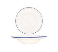 Bonna Plato de pasta - Linea Blue - Porcelana - 27 cm (400cc) - juego de 2