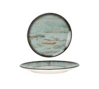 Bonna Platos de cena - Madera - Porcelana - 27 cm - juego de 6