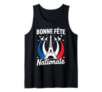 Bonne Fête Nationale Funny Bastille Day Francia Amantes Camiseta sin Mangas