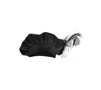 Bonnet : Béret, Moyen-âge, noir