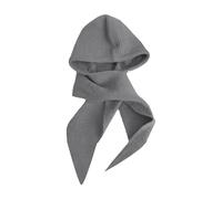 Bonnet Chaud En Laine Pour Femme Avec Écharpe Et Capuche Intégrées - Protection Contre Le Froid Extérieur | Bonnet Anti-Vent Automne Hiver Pour Sports Escalade Camping Randonnée | Tricoté 28cm