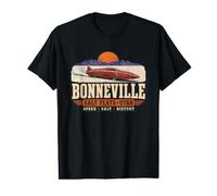 Bonneville Salt Flats Utah Historial de Velocidad Camiseta gráfica económica