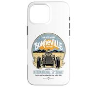 Bonneville Salt Flats Utah International Speedway Retro Carcasa para iPhone 16 Pro MAX
