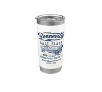 Bonneville Salt Flats Utah Speedway Diseño envejecido Vaso térmico de acero inoxidable de doble pared