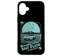 Bonneville Salt Flats Vintage Retro Race Car Carcasa para iPhone 16 Plus