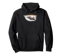 Bonneville Salt Flats Vuelta Record Carreras De Velocidad Sudadera con Capucha
