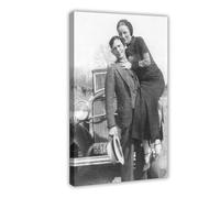 Bonnie And Clyde - Póster decorativo para pared, bar, restaurante, garaje, cafetería, marco de regalo, 40 x 60 cm