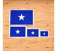 Bonnie Blue Bandera Southeastern Pegatina Calcomanía Vinilo - Set de 4 Brillante 5.1cm 7.6cm 10.2cm 15.2cm - para Coche Barco Portátil Taza