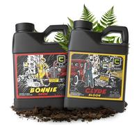Bonnie & Clyde Autoflower Nutirents Kit - Primer sistema de nutrientes del mundo para plantas autoflorecientes, Cronk Grow Nutrientes (1L)