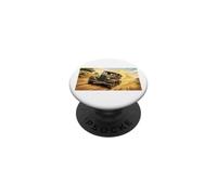 Bonnie & Clyde Historia de Amor romántico Vintage Primera Escape PopSockets PopGrip Adhesivo
