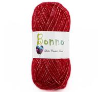 Bonno - hilo algodón fantasía, muy suave, hilo de tejer, hilo de ganchillo (50 gr/ovillo ; 12 colores) (empresa española/envío desde España) (07)