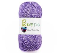 Bonno - hilo algodón fantasía, muy suave, hilo de tejer, hilo de ganchillo (50 gr/ovillo ; 12 colores) (empresa española/envío desde España) (03)