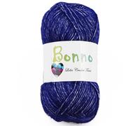 Bonno - hilo algodón fantasía, muy suave, hilo de tejer, hilo de ganchillo (50 gr/ovillo ; 12 colores) (empresa española/envío desde España) (10)