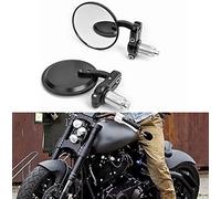 Bonnoeuvre Par Espejos Retrovisores Universale para Manillar de La Motocicleta de 7/8" 22mm Universal Redonda Espejos para Motocicletas y Scooters QUAD ATV Cruiser