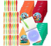 BONNYCO Boligrafo Tinta Invisible y Libreta Animales de la Selva Pack x32 Regalos Cumpleaños Niños Colegio Detalles Cumpleaños Niños Relleno Piñata | Regalos Alumnos Primaria Fiesta Infantil