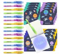 Bolígrafo Tinta Invisible y Libreta Espacio Pack x16 - BONNYCO | Detalles Cumpleaños Niños, Regalos Cumpleaños Niños Colegio, Piñatas de Cumpleaños | Regalos Fiesta Cumpleaños Infantil Galaxia