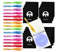 BONNYCO Bolígrafo Tinta Invisible y Libreta Pack x 16 Ideal como Regalos Cumpleaños Niños Colegio, Detalles Cumpleaños Infantiles o Relleno Piñata | Regalos para Niños en Comunión y Boda