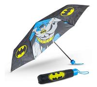 BONNYCO Paraguas Plegable Antiviento de Batman con Funda de Viaje