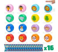BONNYCO Yoyo Niños de Animales Pack 16 Regalos Cumpleaños Niños Colegio