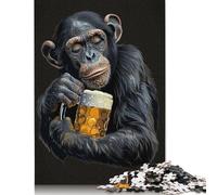 Bonobo Beer Puzzles Imposible,desafío for Adults Juego Educativo 1000 Piezas Obra De Arte De Juego De para Adultos Y Niños 1000pcs (75x50cm)