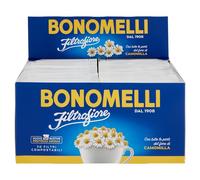 Bonomelli - Filtro de flores de manzanilla 50 sobres. Con todas las partes de la flor, sólo Capolini enteros seleccionados, rico y envolvente aroma, infusión relajante