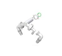 Bonomini -Para Sifones Empotrados - Lavadora Secadora Doble Salida - Accesorio Para Lavadora, Secadora O Lavavajillas - Adaptador Grifo Lavadora