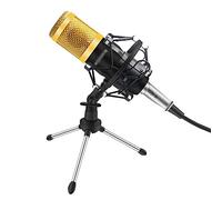 BONOOL 3 unids/Set con trípode Condensador de micrófono de Metal con Soporte para computadora para PC portátil transmisión en Vivo