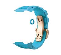 BONOOL Adecuado para relojes Series 7/6/5/4 estilo deportivo fluoroelastómero modificado reemplazo Correa Premium Diy 44mm 45mm correa de reloj