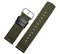 BONOOL Correa de nailon resistente al agua, reloj de pulsera, pulsera 24mm, correa de reloj de nailon, correa más larga para Casio PRG-600YB, PRG-650, PRW-6600, GA2000