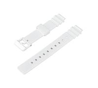 BONOOL Correa de Reloj de Reemplazo de Caucho de Resina Ambiental de 14 mm para Correa de Reloj LRW-200H (Color : White, Size : 14mm)