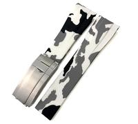 BONOOL Correa de reloj de silicona de goma 20mm 21mm para Rolex Submariner GMT Daytona Explorer correa de reloj verde