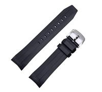 BONOOL Correa de reloj de silicona suave de 22mm para correa Tissot para T120 Seastar T120417A correa de reloj deportiva de goma con esfera de 45,5mm