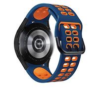 BONOOL Correa de silicona oficial de 20mm para Galaxy Watch4 Classic 46 42mm/44 40mm Smartwatch Ridge pulsera deportiva Correa de reloj