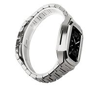 BONOOL Kit de modificación para caja de reloj Mod bisel correa de goma banda de Metal 44mm 45mm 41mm 40mm para iWatch Series 8 7 6 SE 5 4